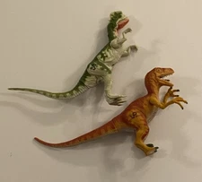Jurassic Park 1993 Velociraptor Raptor JP10 & JP11 Dilophosaurus Dinosaur Figure