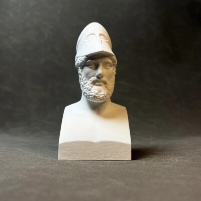 Handcrafted General Pericles Sculpture Bust, Ancient Greek Art Statue Home Decor
