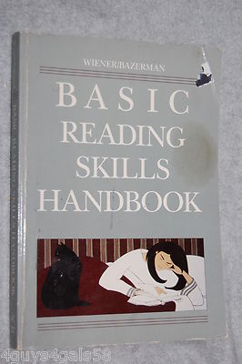 Basic Reading Skills Handbook by Harvey S. Wiener and Charles Bazerman
