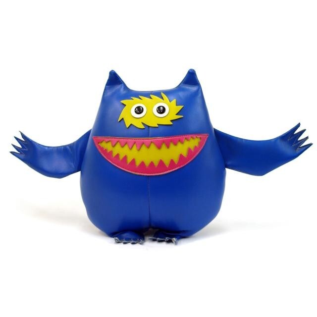 Original Vintage Naugahyde Nauga Monster (1967) Blue Good