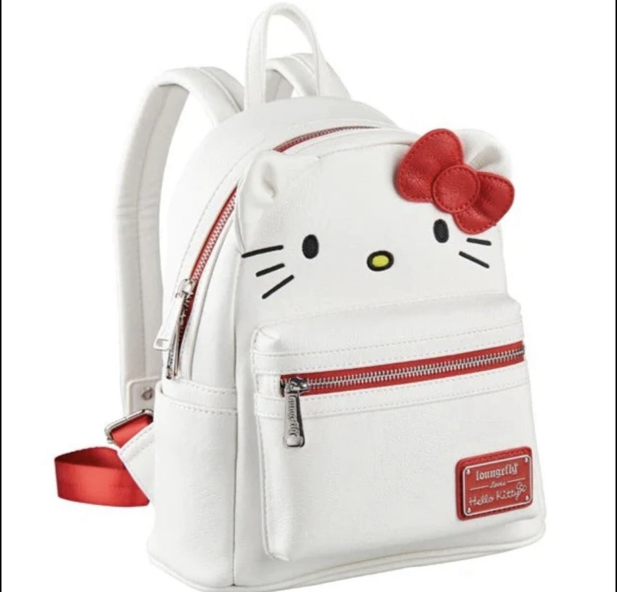 Hello Kitty Loungefly 50th Anniversary Limited Edition Backpack Sanrio Hello Kitty 50th Anniversary Metallic Gold Mini  main image 2