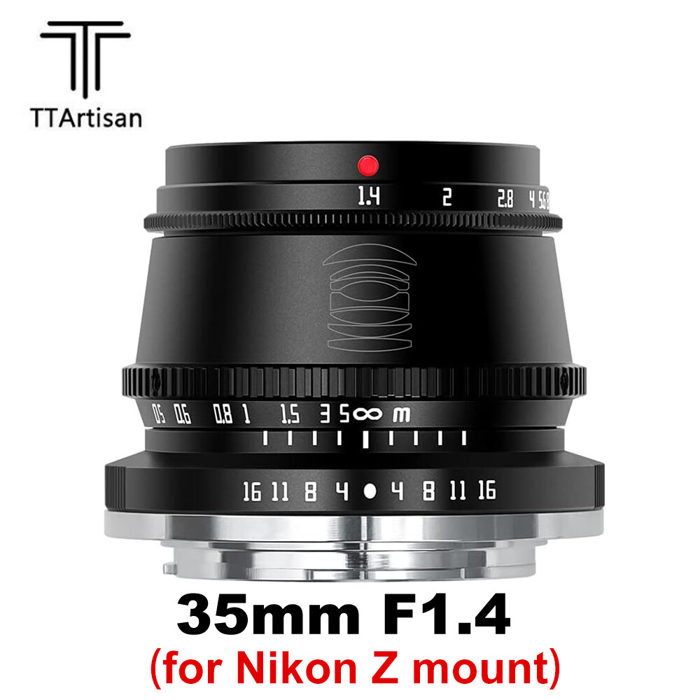 TTArtisan 35mm F1.4 APS-C Manual Focus Lens For Nikon Z Mount 
