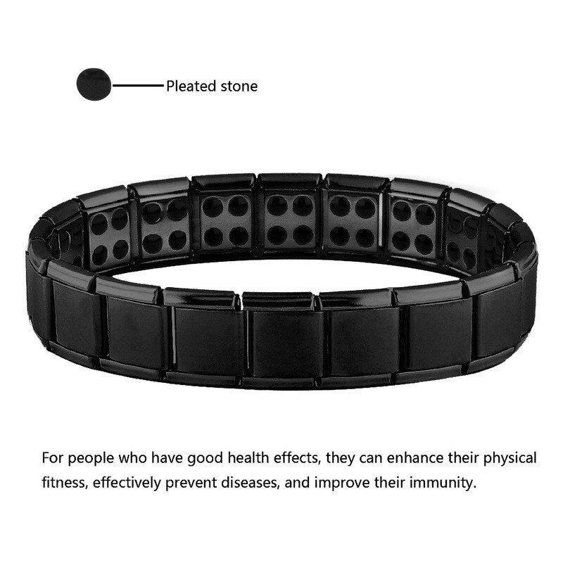 Titanium Power Bracelet Black Lose Weight Bracelet Shape Up