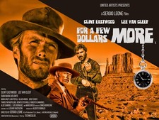 FOR A FEW DOLLARS MORE 1965 quad poster print 30x40" Clint Eastwood LeeVan Cleef