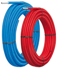 Alpex F50 Profi 16/20 x 2.0mm weiss mit Schutzrohr blau oder rot im Ring je 50m