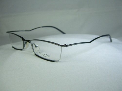 Oko by Oko, eyeglasses, half rim, frames, square, oval, men women NOS vintage - Picture 4 of 11