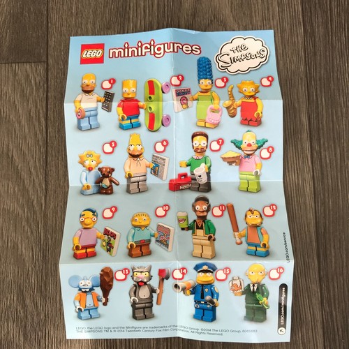 Lego Minifigure Leaflets/Checklists/Tick Sheet ONLY Choose Series - Picture 27 of 34