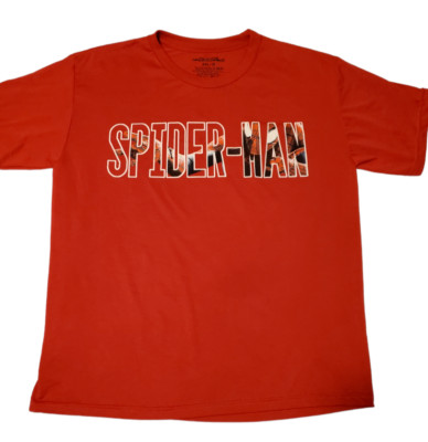 Amazing Spiderman 2 size XXL 18 Red T-shirt Marvel 2014 EUG