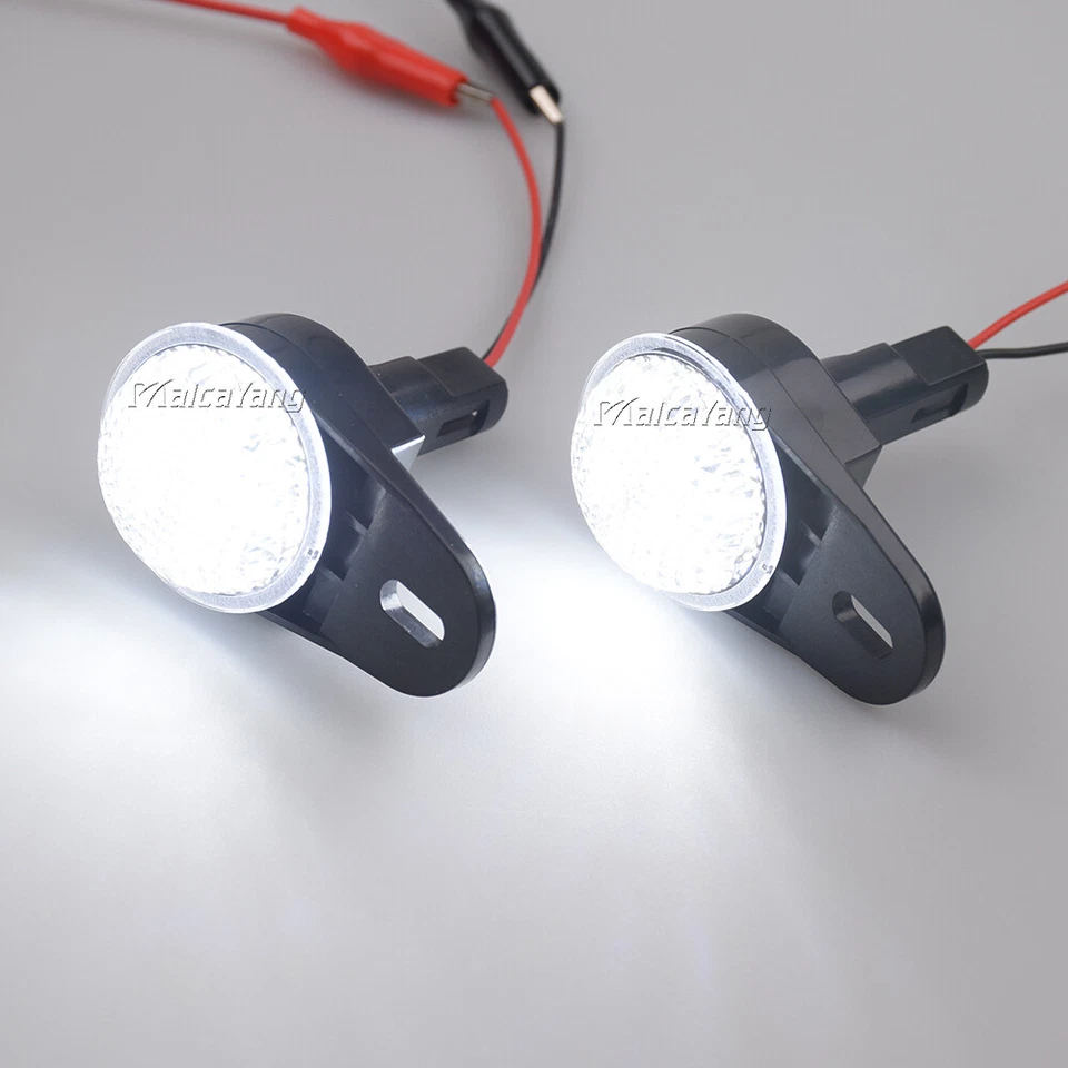 Luz LED debajo del tablero de cortesía 2 piezas para Dodge Nitro 2007 2008 2009-2011 Foto 4 de 4