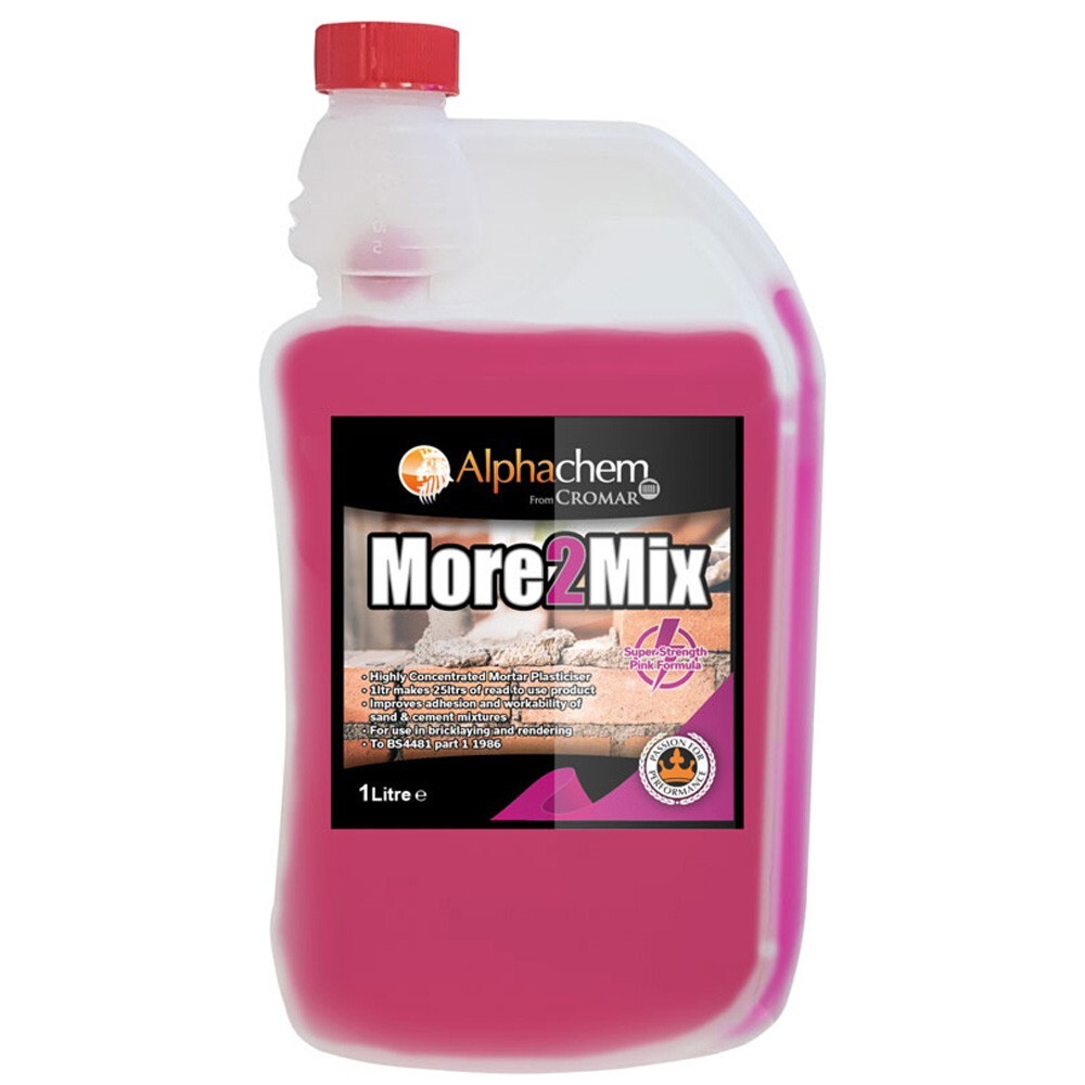 CROMAR ALPHACHEM MORE 2 MIX MORTAR PLASTICISER - 1L