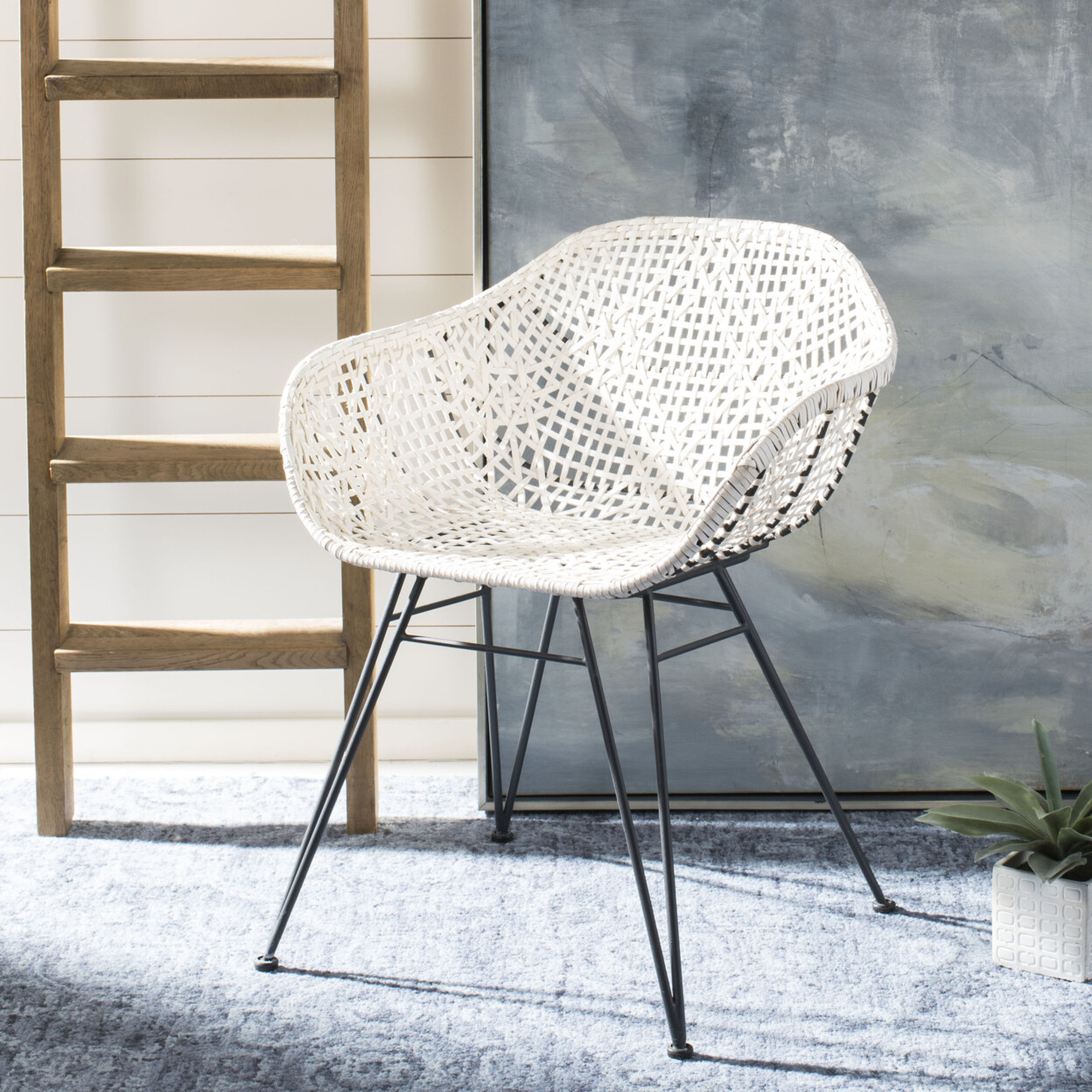 Set Of 2 | White / Dark Grey |