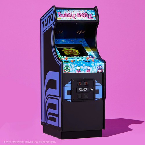 OFFICIAL TAITO BUBBLE BOBBLE Quarter Size Arcade Cabinet - Picture 2 of 10