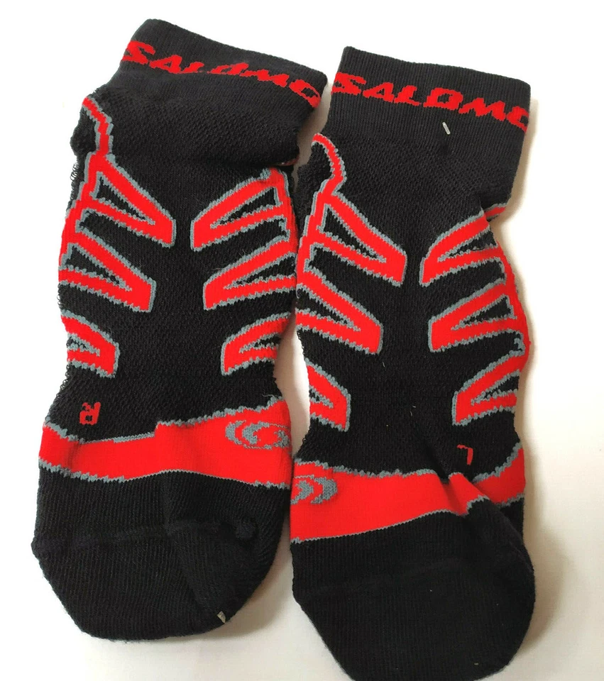 Salomon XA Pro II DX + SX black/red socks socks stockings size 39/42 trail running - Image 3 of 4