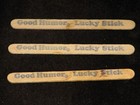 GOOD HUMOR ICE CREAM 1970'S: 3 VINTAGE LUCKY STICKS. VERY RARE & ONLY A FEW LEFT — photo 1