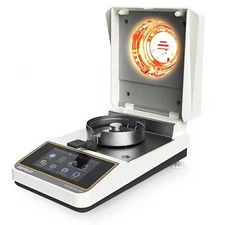 Lab 110g/0.01g Digital Moisture Analyzer Halogen Moisture Meter LCD Touch Screen