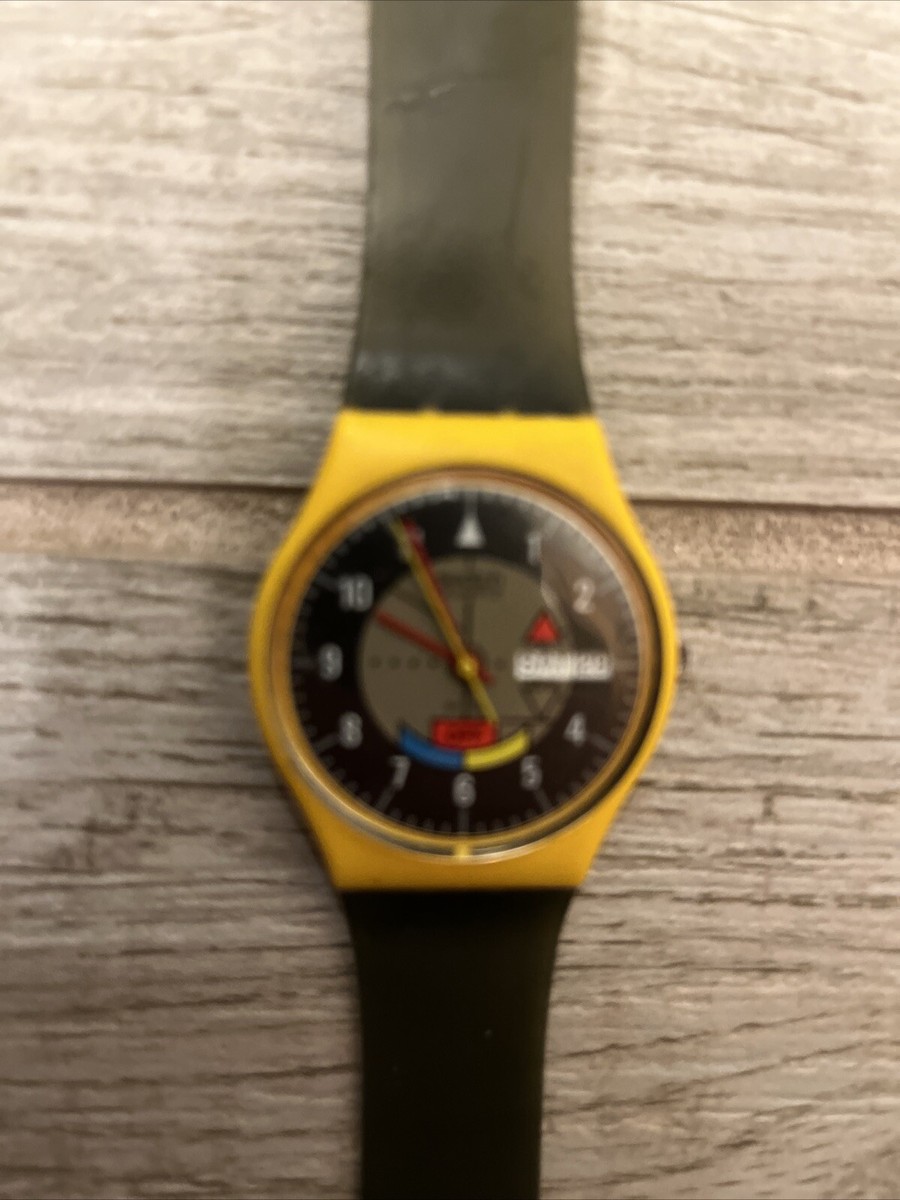 Swatch Watch Yamaha Racer – GJ700 – 1985 | eBay
