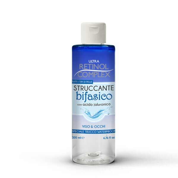Retinol Complex Struccante bifasico acido jaluronico per tutti i tipi di pelle