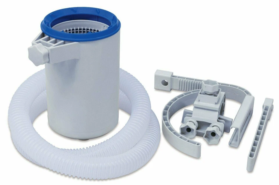 Intex Swimming Pool Deluxe Surface Skimmer Wall Mount Basket Above Ground Debris - Image 4 of 4