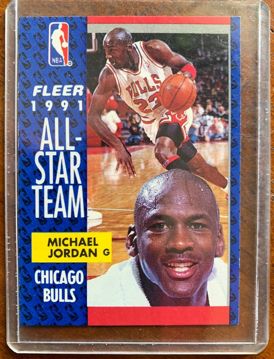 NBA 1991 Fleer  All Star #211 Jordan