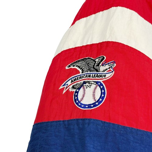 Vtg Rare MLB Cleveland Indians Big Split Logo Starter Full Zip Jacket Men’s Med - Picture 10 of 11