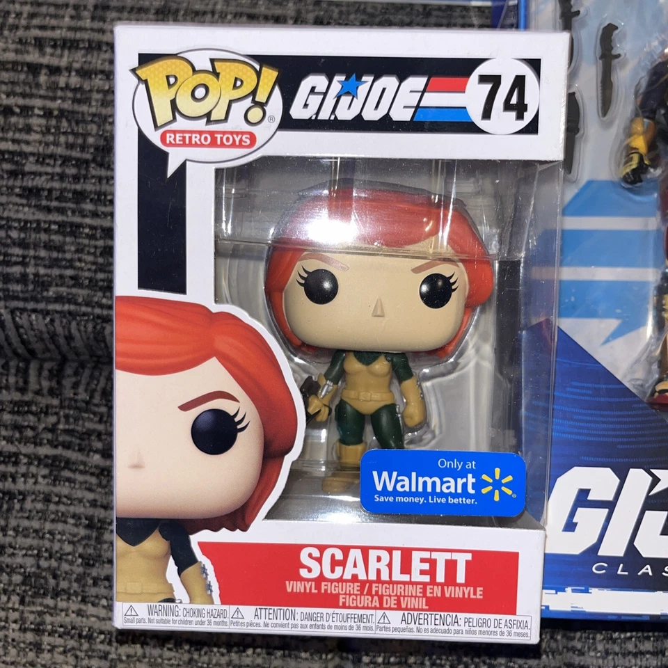 Figura de acción Hasbro Gi Joe Classified 6" Scarlett | Funko Pop Scarlett # 74 Foto 2 de 4