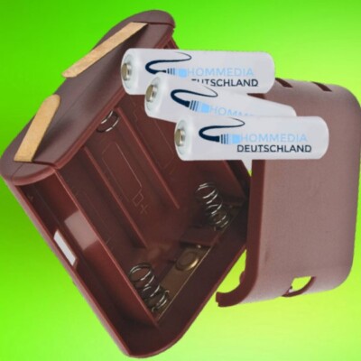 Batteriebox 4,5V 3R12 3LR12 Adapter Flachbatterie Batteriehalter für 3 AA 