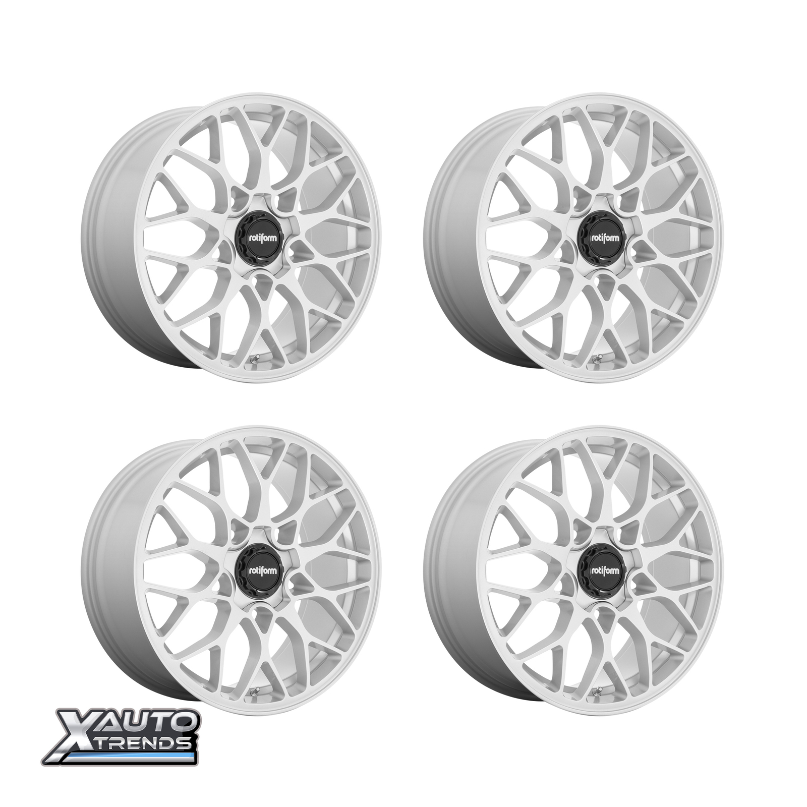 Rotiform R189 Gloss Silver 19X8.5 5X108 45mm (Set of 4) | eBay