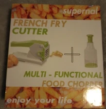 French fry vegetable cutter and multi-functional food chopper, new, Supernal