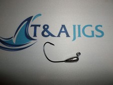 20 Tapered Tube Jig Heads Wide Gap Hooks T&A JIGS Weight + Hook Size Choice