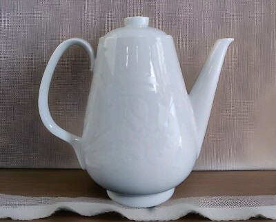 Easterling of Bavaria Germany White With Design Coffee/Teapot  