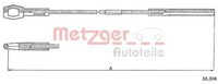 Metzger 10.304 Seilzug, KupplungsbetäTigung FüR VW