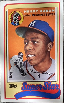 Carta de Baseball Henry Aaron