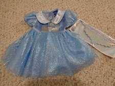NWT 3 piece CINDERELLA Costume What A Character Dress Princess infant 3-6 M