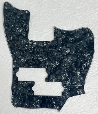 New Great-For Squier Jaguar Bass Special SS Short Scale Guitar Pickguard Black