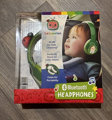 eKids Cocomelon Wireless Bluetooth Headphones for Kids New Damaged Box