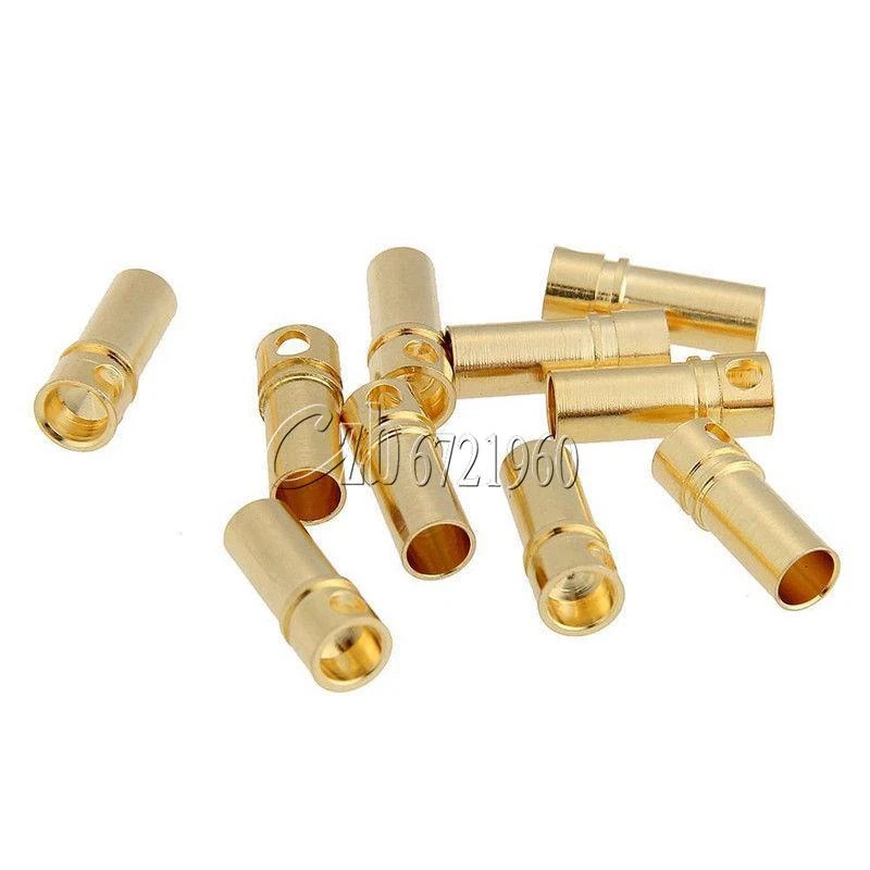 40PCS 20 Pairs RC 3.5mm Male/Female Gold-plated Bullet Banana Plug Connector Set - Image 2 of 4