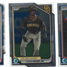 2024 Bowman Chrome San Diego Padres Homer Bush Jr.  card