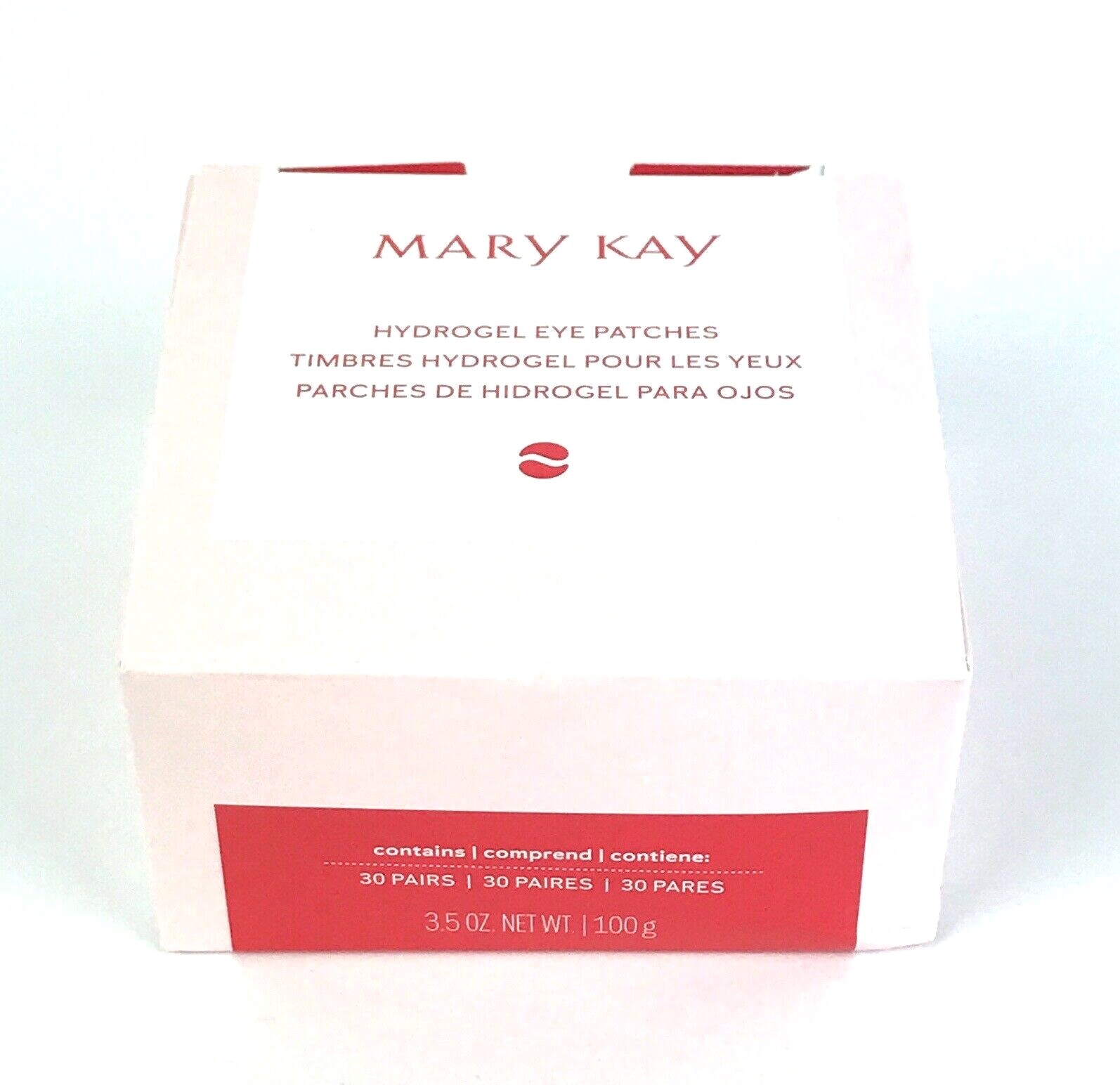 MARY KAY HYDROGEL EYE PATCHES~FULL SIZE~30 PAIRS~3.5 OZ. NET WT~NIB!!