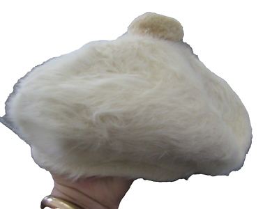 Vintage St Michael Knit Angora Blend Beret Cap Hat Made in  display picture 1