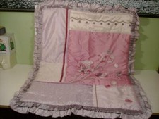 NEW KIDSLINE Baby Coral FLEUR Reversible Quilt /Comforter Blanket