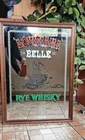 VINTAGE ADVERTISING MIRROR RYE WHISKY MODERNIZED