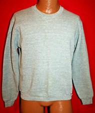 Vintage 80s RUSSELL ATHLETIC Tri Blend Rayon Heather Gray SWEATSHIRT M Vtg SOFT