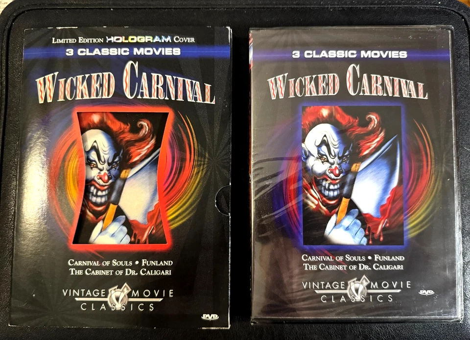 Wicked Carnival (DVD, 2005) - 3 Classic Cult Horror Films - RARE Hologram Cover - Image 4 of 4
