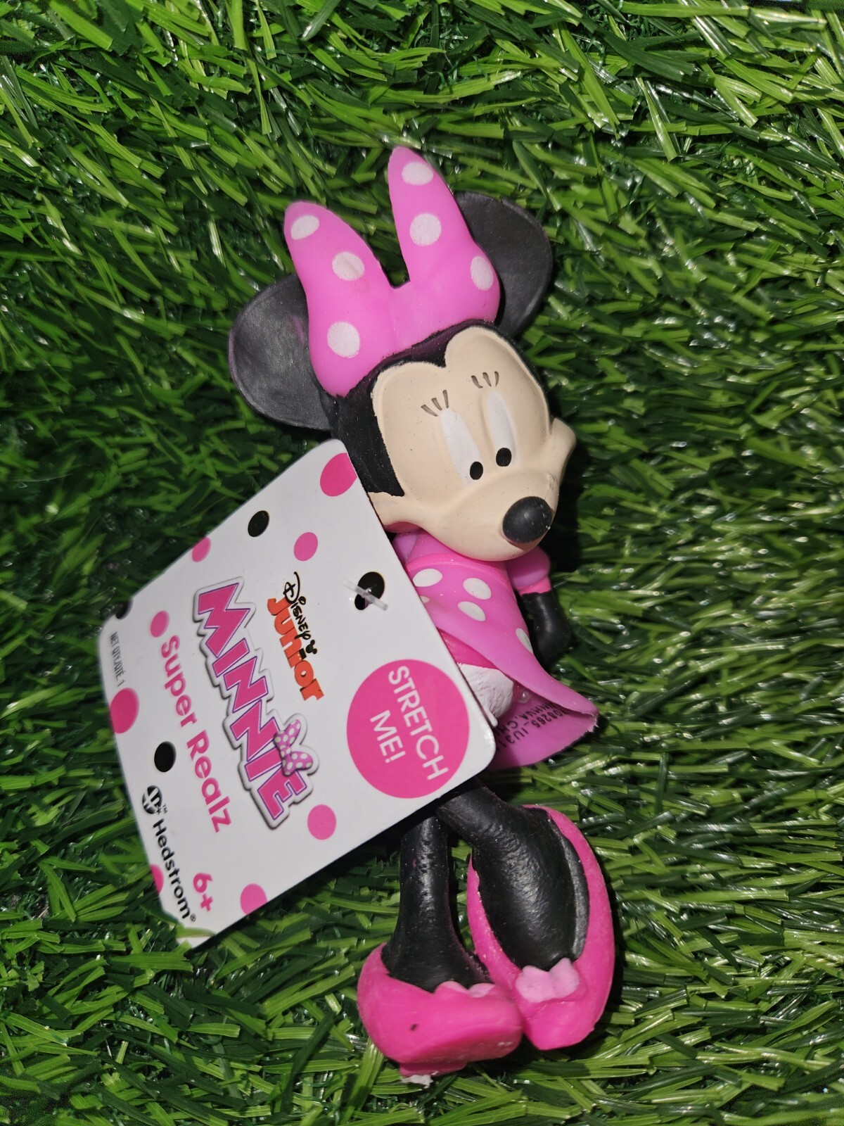 Disney Hedstrom Minnie Mouse Stretchable Super Realz Toy New with Tag