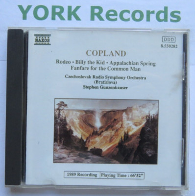 COPLAND - Rodeo / Billy The Kid / Appalachian Spring GUNZENHAUSER - Ex CD Naxos