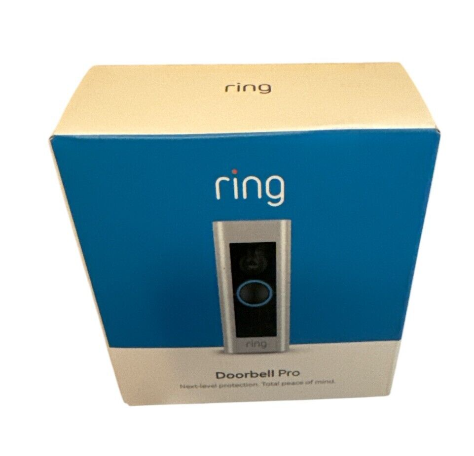 NEW Ring Doorbell Pro HD Video Smart Wi-Fi Wired Built-In Alexa Night Vision-image