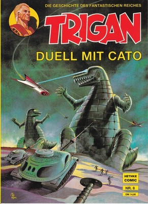 Trigan Nr 8 Duell mit Cato Hethke Verlag 1991 Album