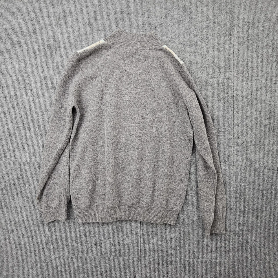 Suéter 22nd Avenue Mujer Grande Argyle Cachemira Cuello Simulado Academia Prepypy Y2K Foto 4 de 4