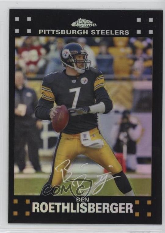 2007 Topps Chrome Refractor Ben Roethlisberger #TC62