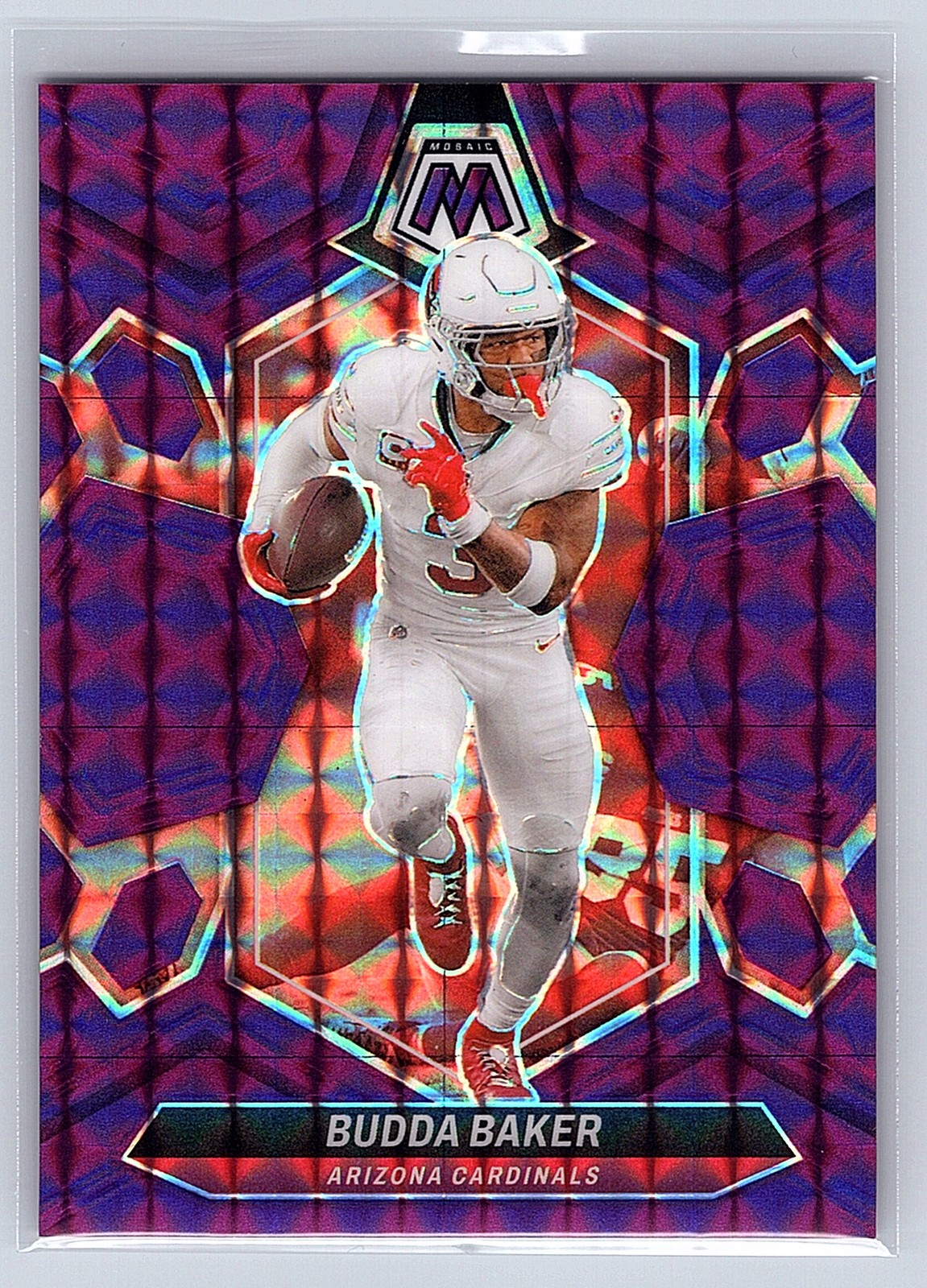 2022 Panini Prizm #7 Budda Baker Purple Power #/49
